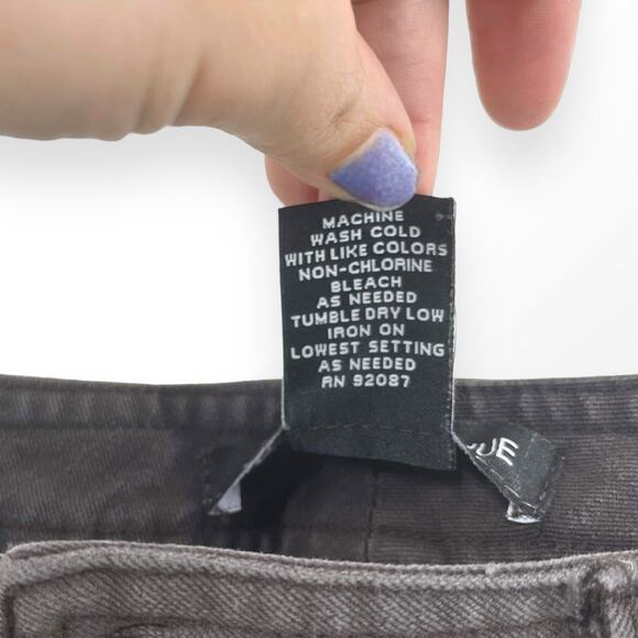 SAKS FIFTH AVENUE Dark Brown Bootcut Denim Jeans - Picture 4 of 10